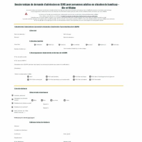 Documents Unique (SAVS, SAMSAH, Résidences, Habitats Inclusifs, Foyer de Vie) 