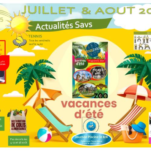 Programme Juillet-Août 2023 - SAVS 