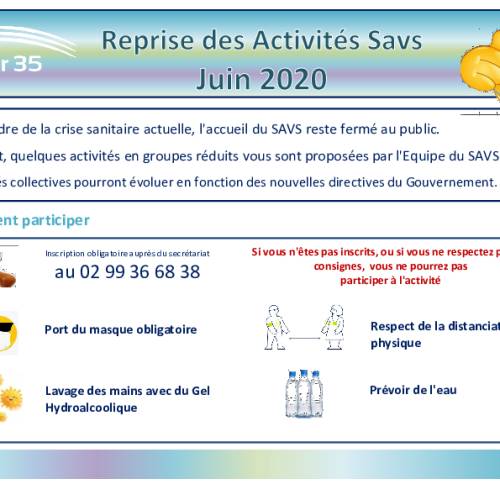 Programme Juin 2020 - SAVS 
